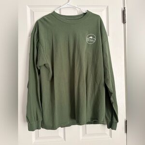 Denali Forest Green Long Sleeve Men's Shirt